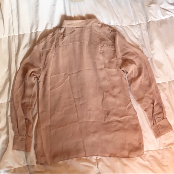 NWT “I Love My Workshirt” Mauve Button Down Shirt - Picture 4 of 7